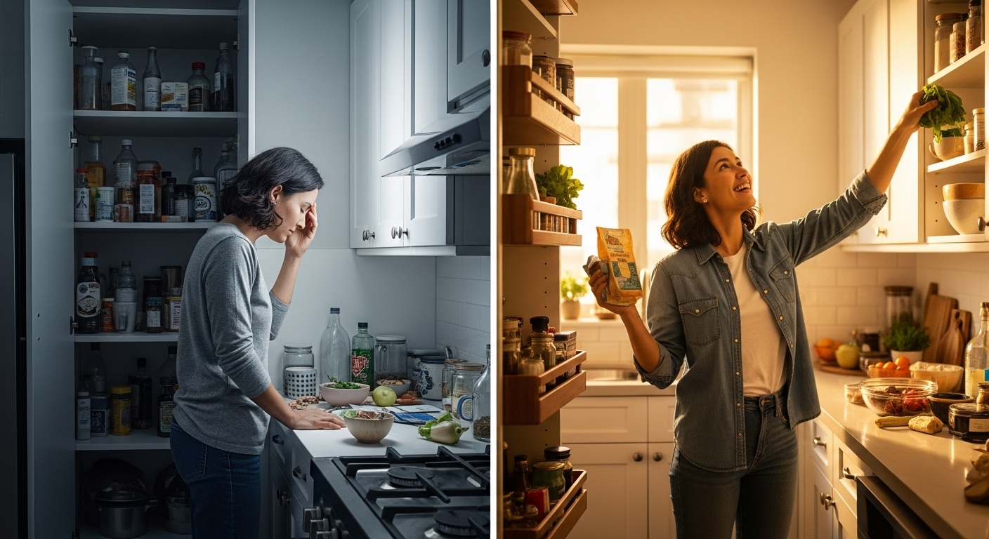 Kitchen transformation - from overwhelmed to excited